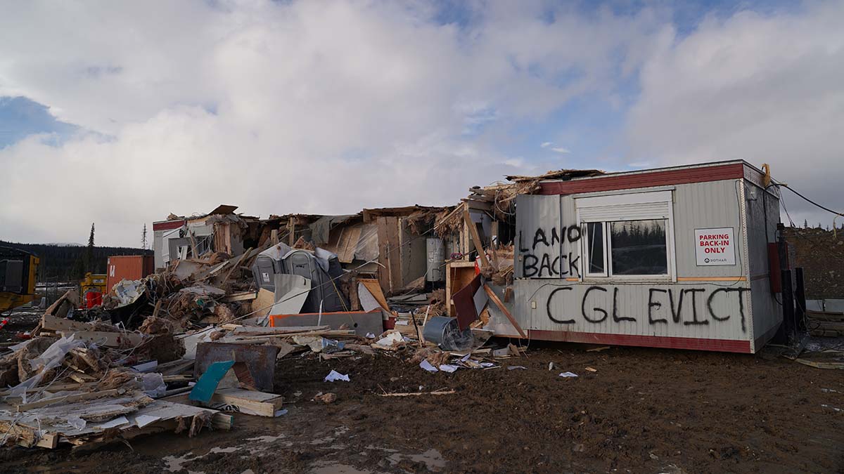 Damage at construction site