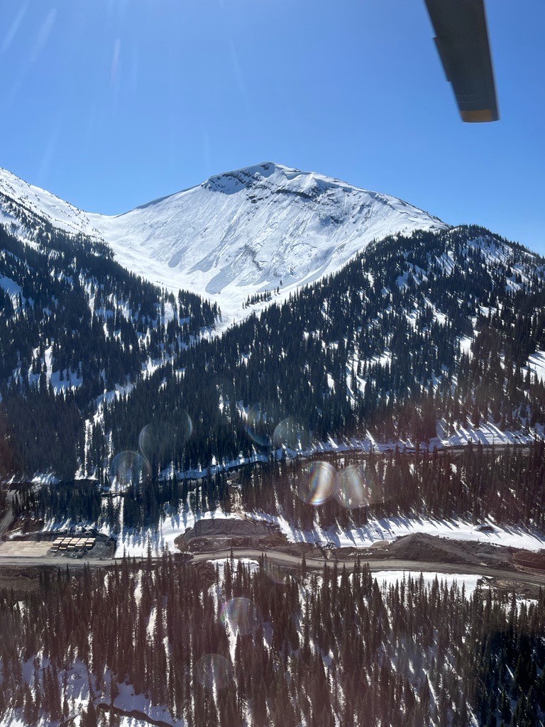 Mountainous terrain near Anzac