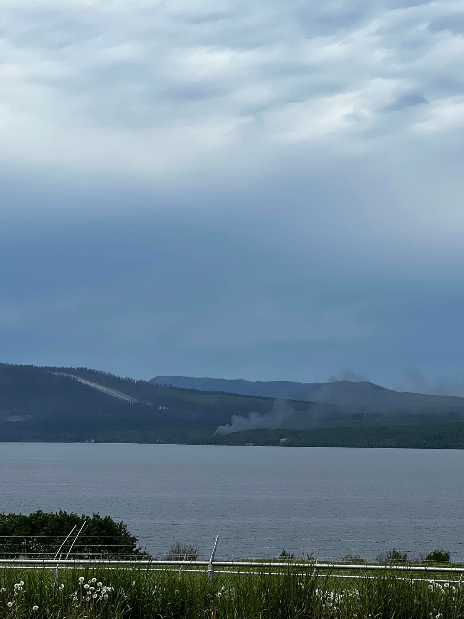 Fire spotted by Nadleh-Macro worker from Little Rock Lake Lodge