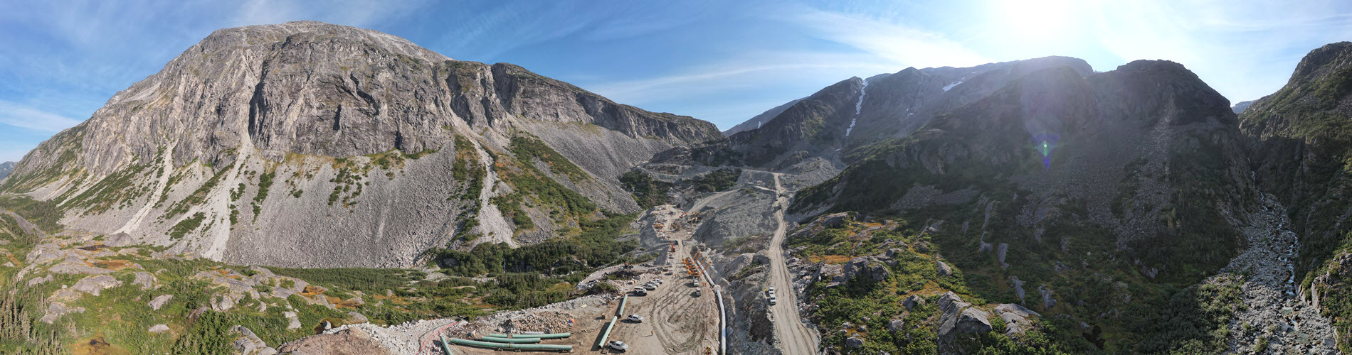 Steep slopes in section 3